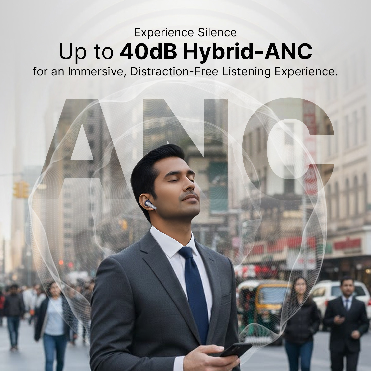 Image of Ai+ NovaPods Pro with 30Hours Playtime, 45ms Ultra-Low Latency, 6Mics Hybrid ANC Bluetooth