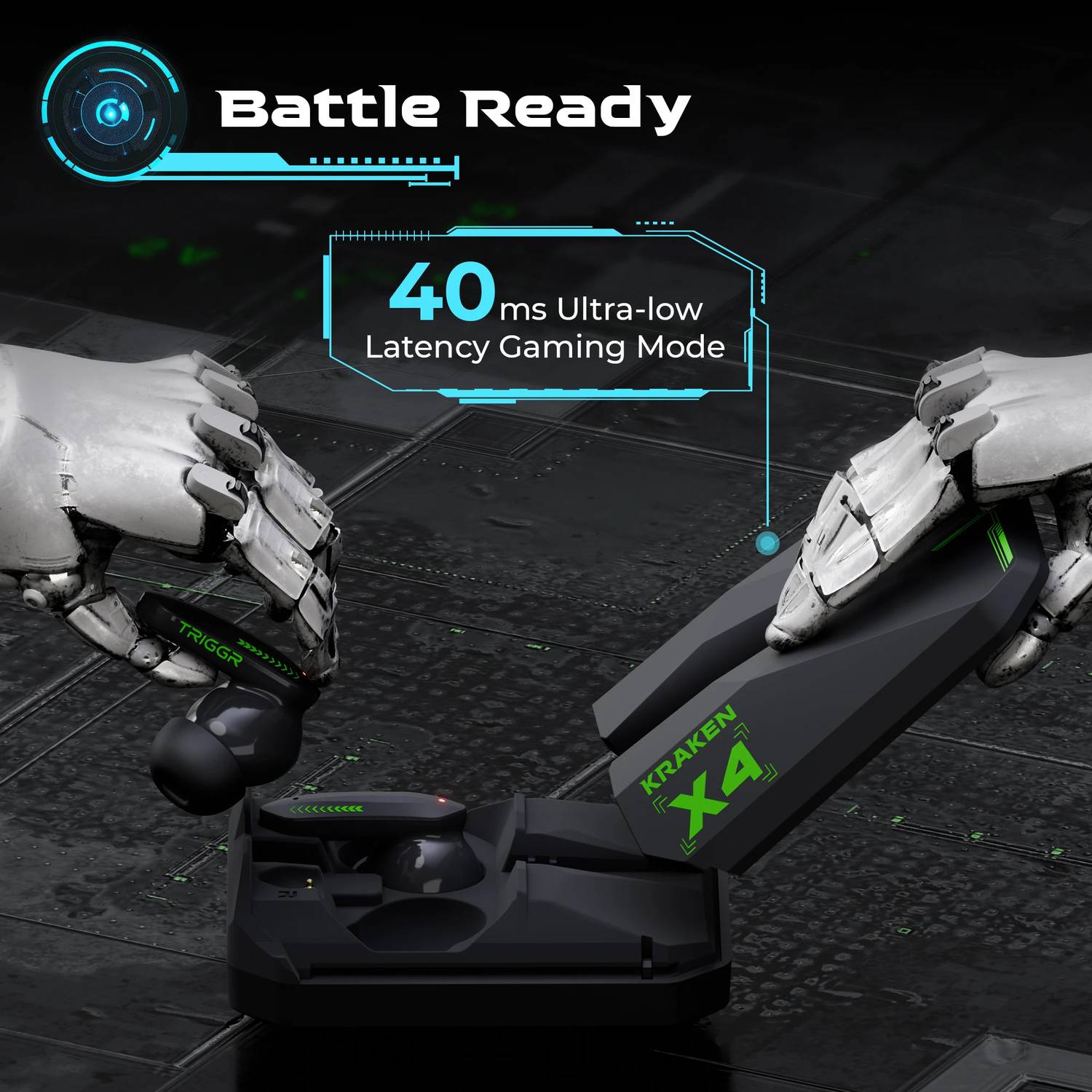 TRIGGR Kraken X4 Bluetooth Earbuds - Image 5