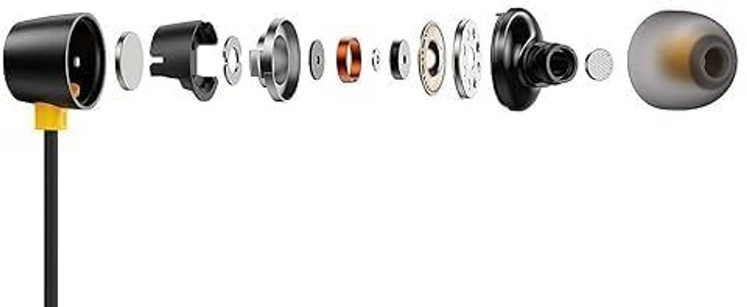 Accelbyte Realme Buds 3 Wired Earphone (Black) - Image 4