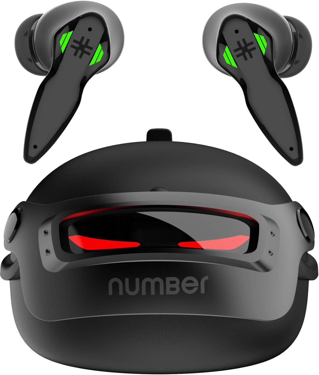 Number Super Buds Pro GT9 Helmet MEMS ENC Gaming TWS, 48 Hrs