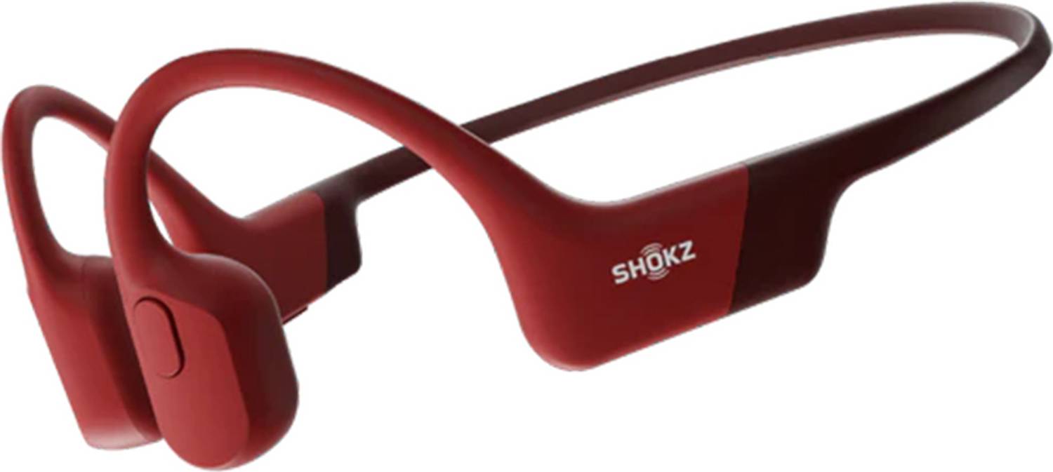 Shokz OpenRun Open-Ear Sweat Resistant Bone Conduction Sports Blu