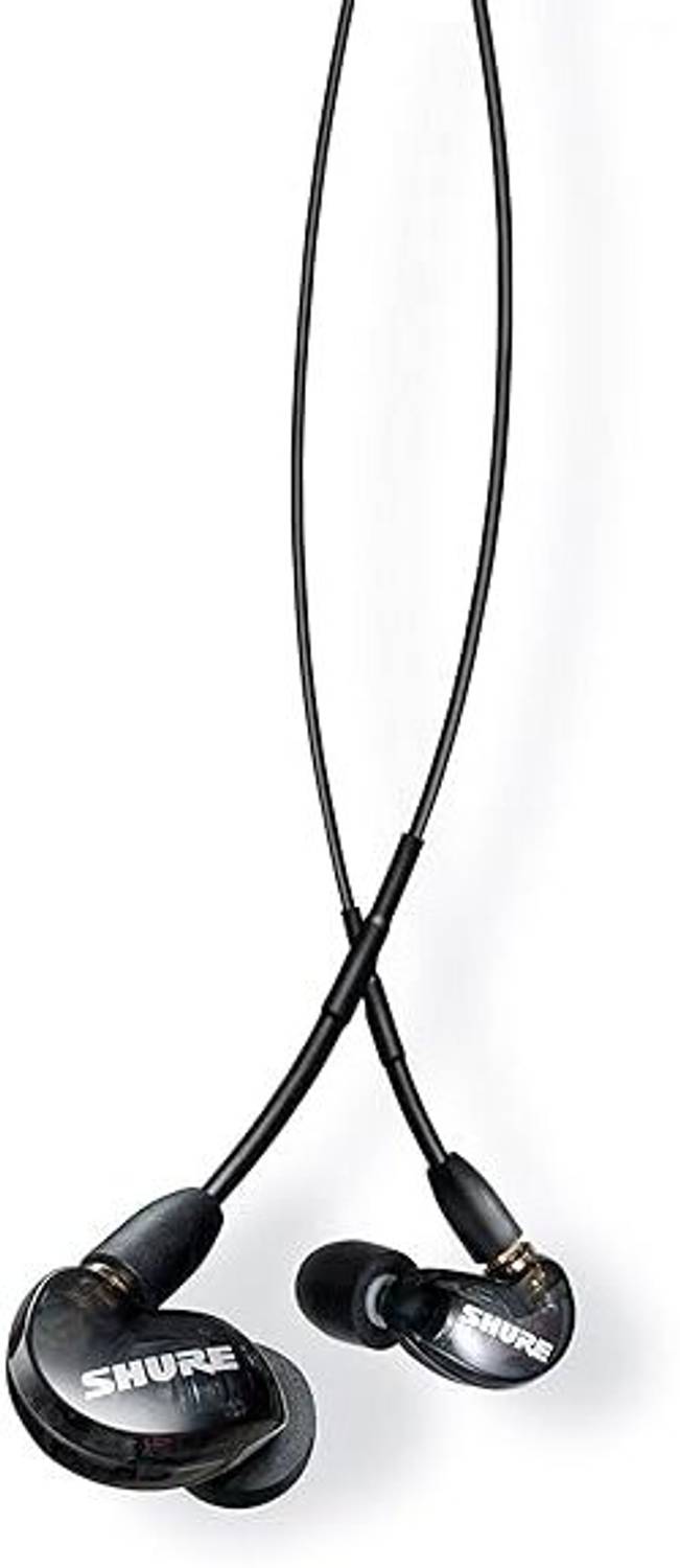 Shure Earphone, Black, (SE215-K-A) Wired without Mic Headset (Bla