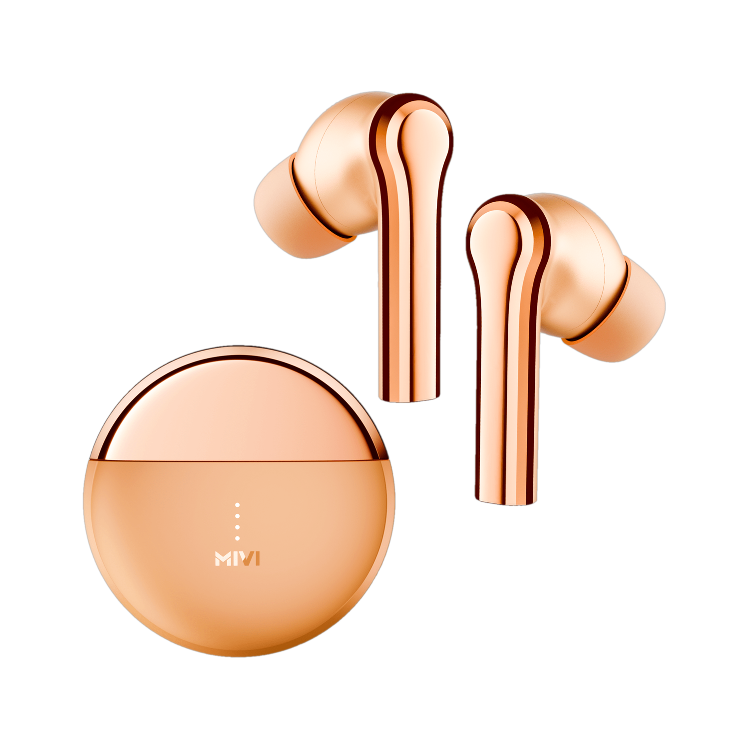 Mivi DuoPods i5 TWS,Metallic Finish,13mm Bass,50H Playtime,BT v5.3 Earbuds and more Bluetooth
