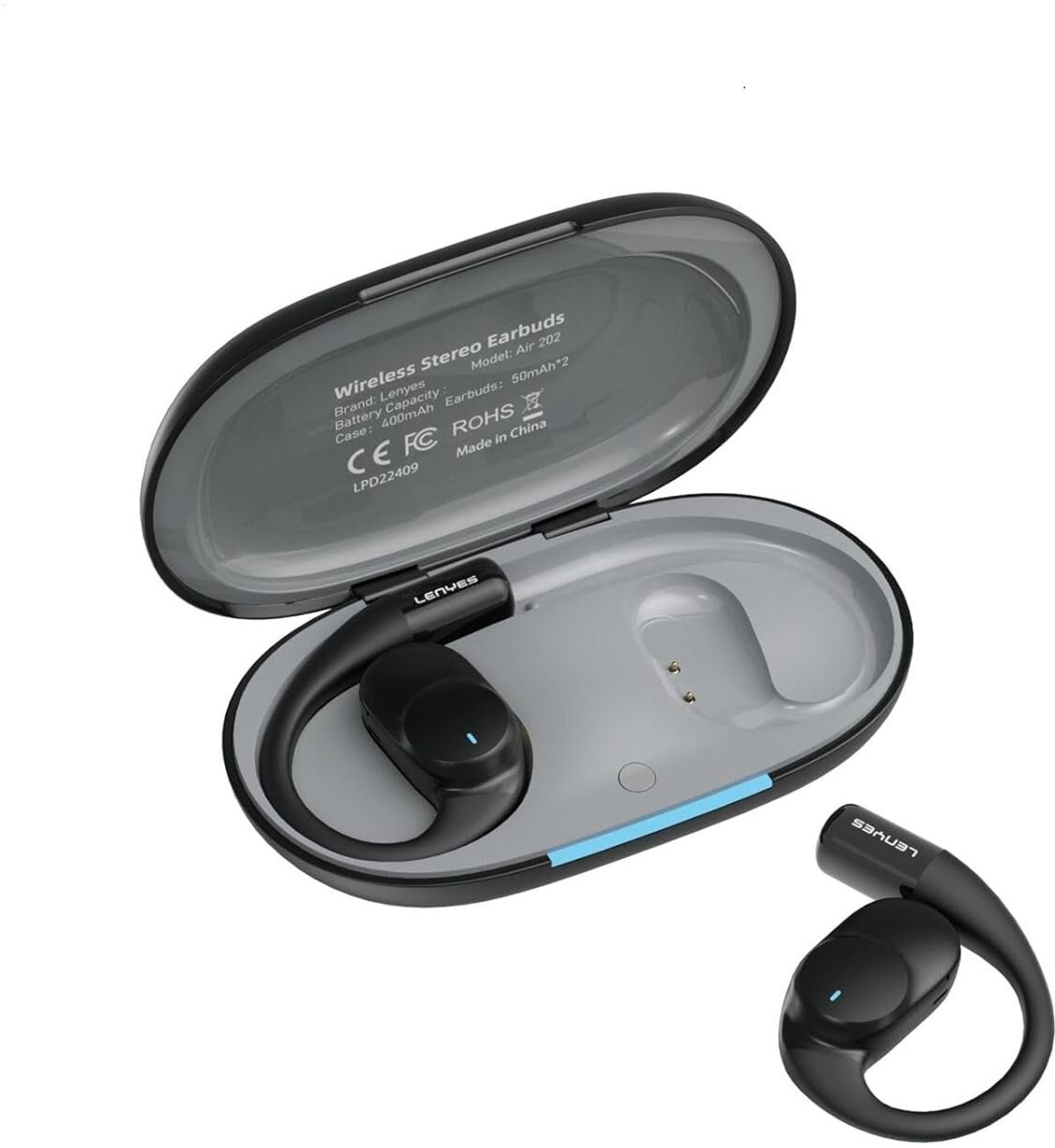 Image of LENYES AIR202-Black Bluetooth
