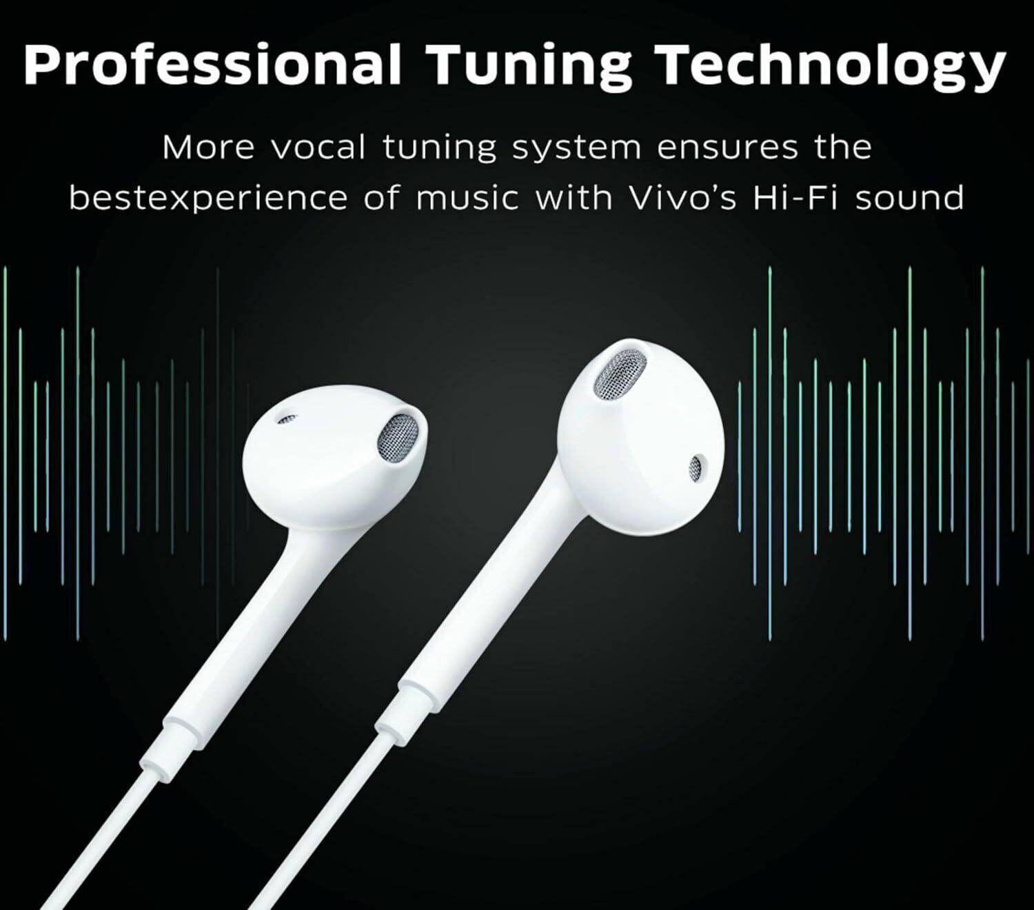 vivo XE160 Extra Bass Wired Earphones - Image 2