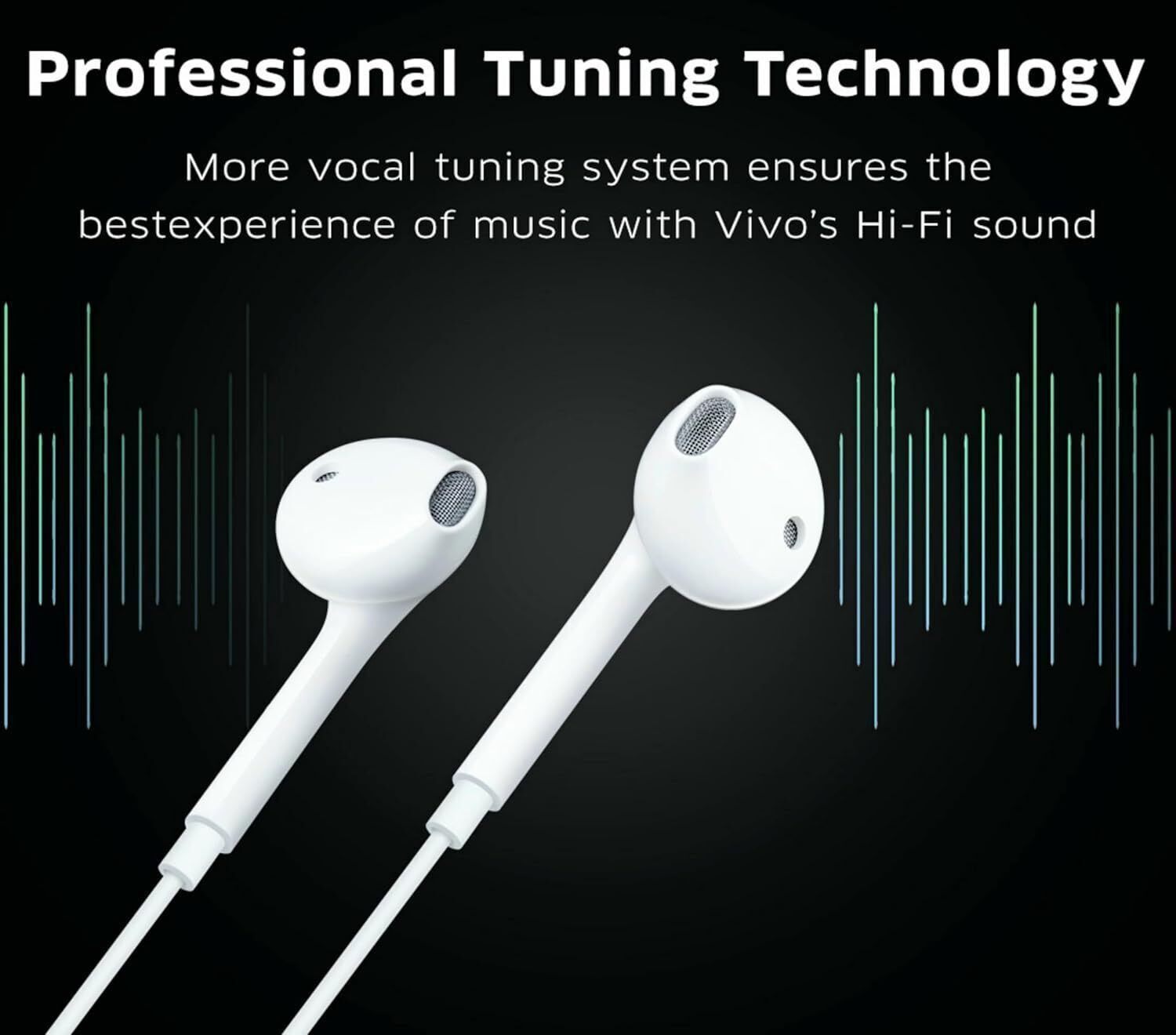 Image of vivo XE160 EXTRA BASS WIRED EARPHONES - ORIGINAL HIGH-QUALITY SOUND EXPERIENCE! Wired
