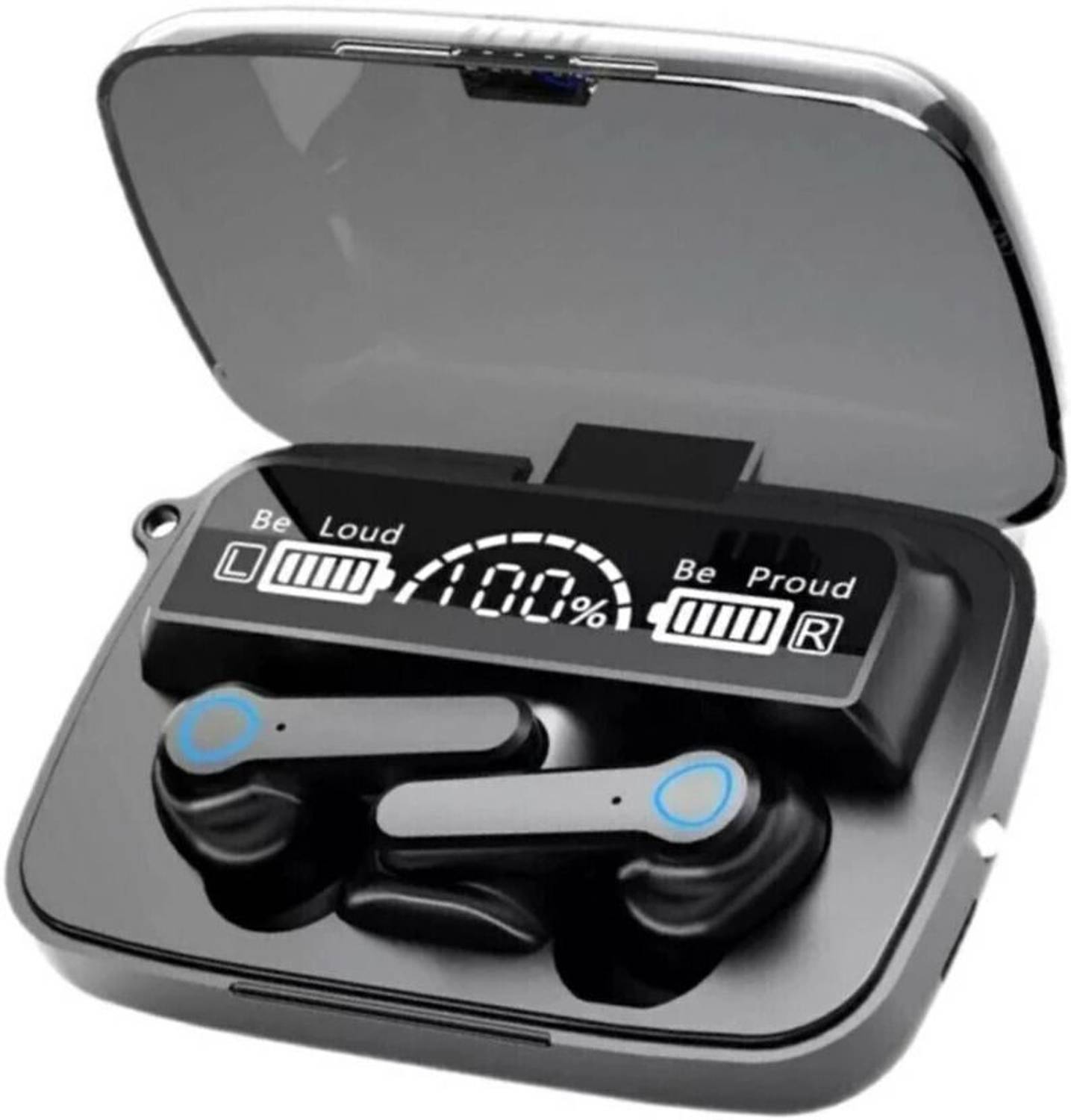 Omphalos M19 Earbuds with ENC HD+ Calling, Deep Bass, Low Latency Gaming Mode 5.1 Bluetooth