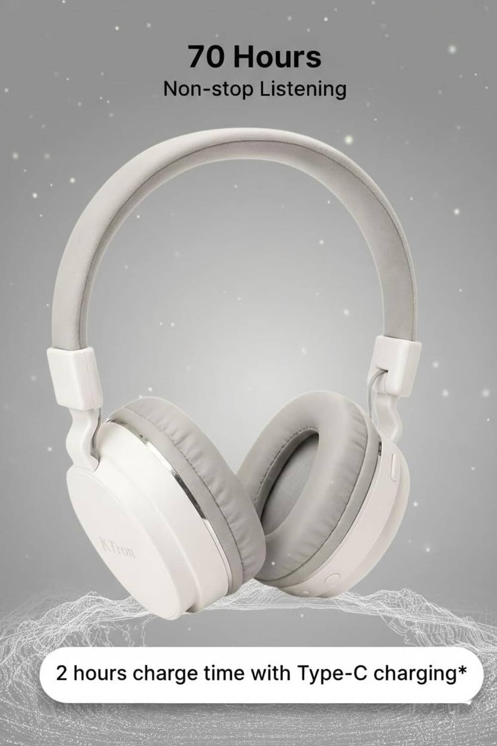 K-TRON Wireless Over-Ear Headphones - Image 3
