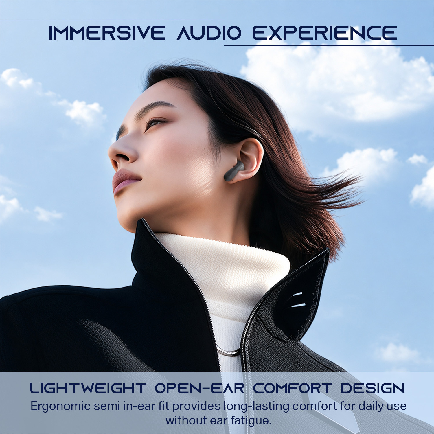Image of Zovexi Airbuds True Wireless Earbuds with 13mm Drivers,Upto 30 Hours Playtime Bluetooth