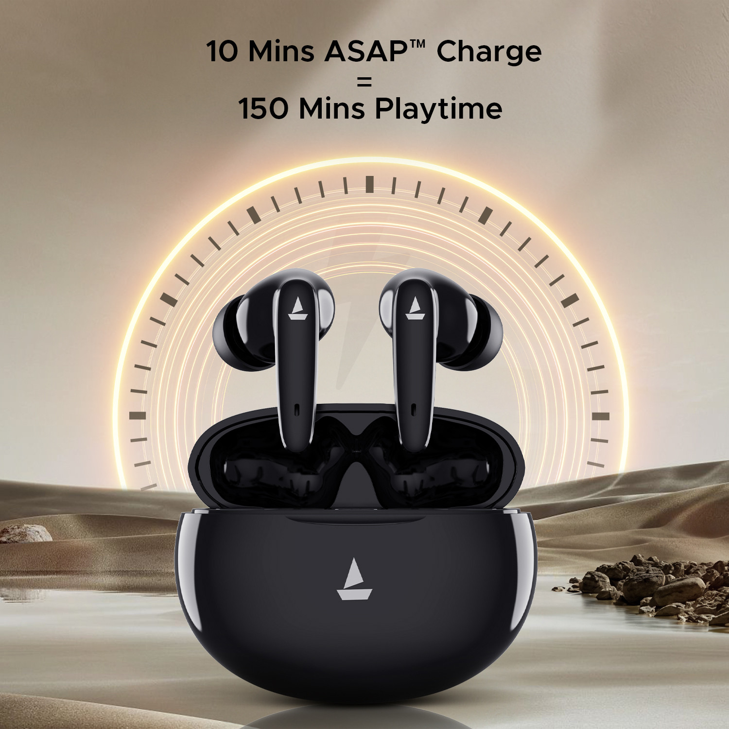 Image of boAt Airdopes 161 Pro-Buds w / ASAP Charge, Multi-Point Connectivity & 50 HRS Playback Bluetooth