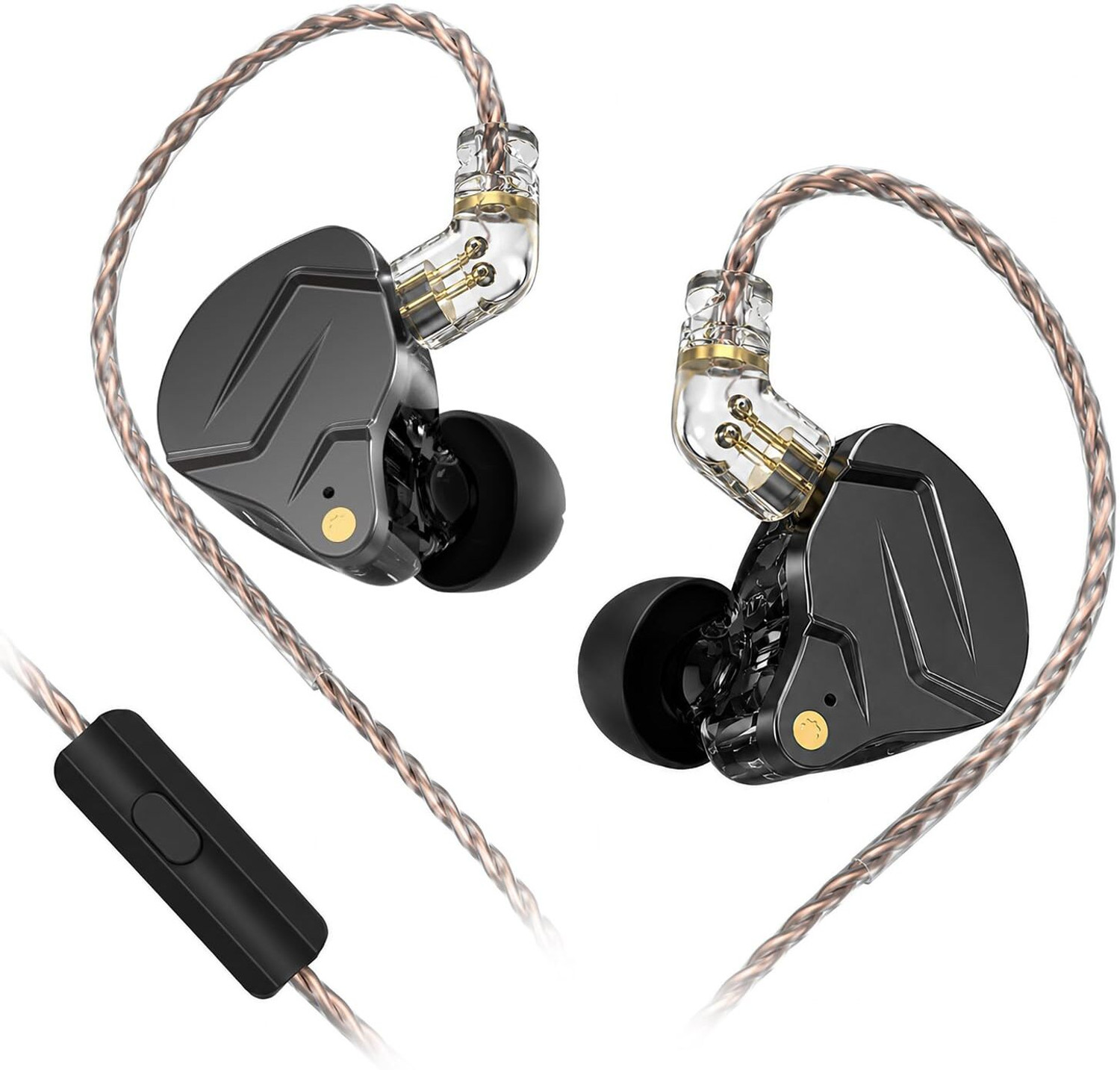 Image of sounce Hybrid 1BA 1DD In-Ear Monitor Earphones with Mic High Resolution 3.5mm Wired Wired