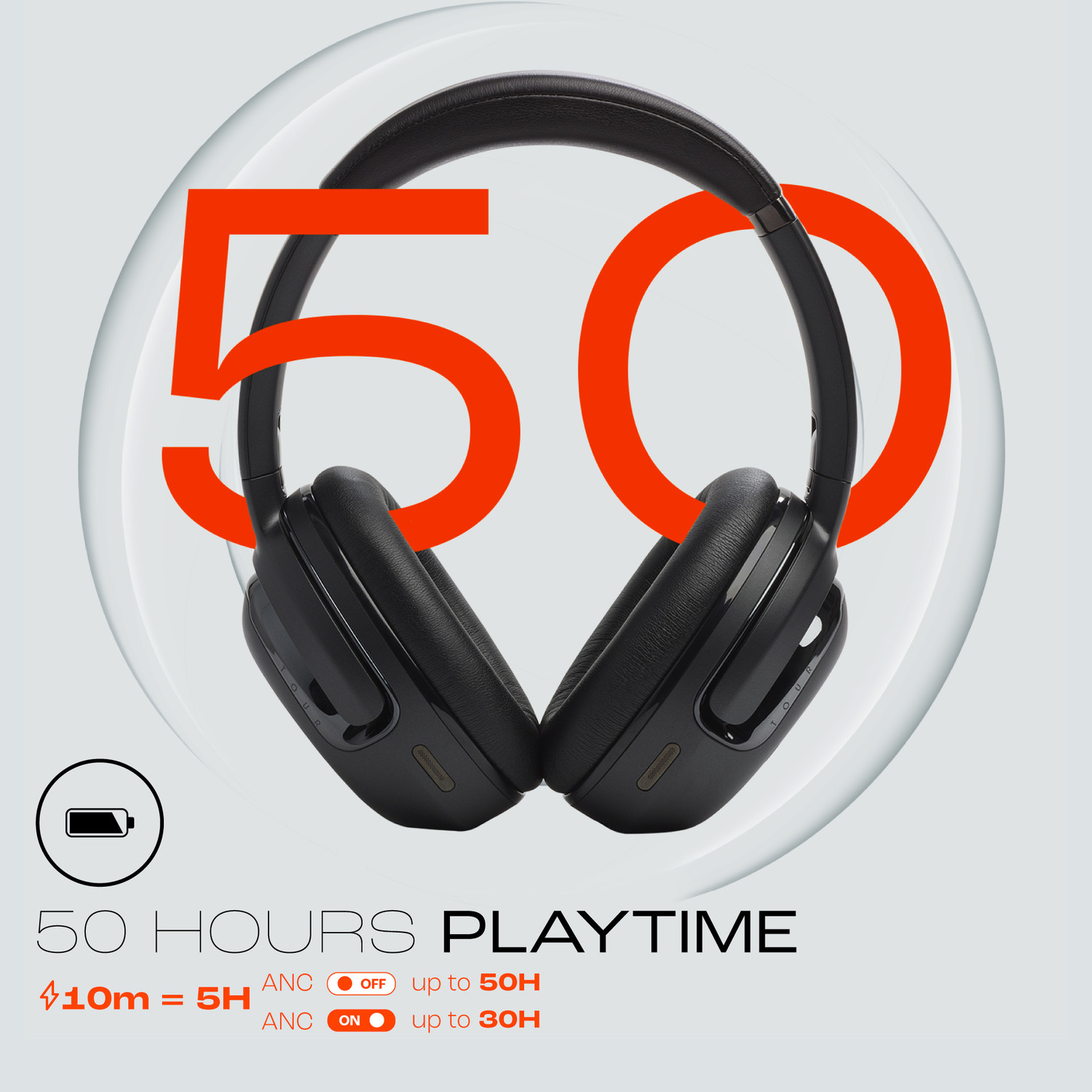 Image of JBL Tour One M2, Adaptive ANC, Smart Ambient, Up to 50Hr, Pro Sound, JBL App, 4-Mic, Bluetooth Gaming