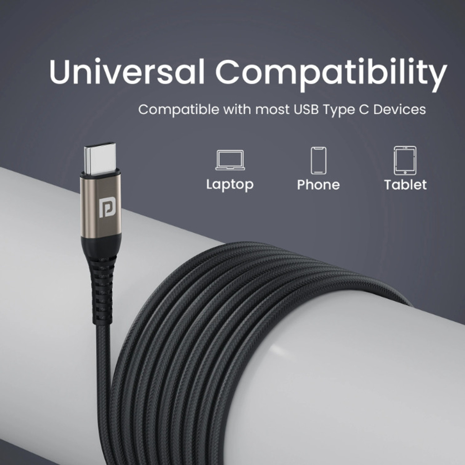Image of Portronics Tune C Best Earphone with mic, In-Line Controls, 1.2M Tangle Free Wired Headset Wired