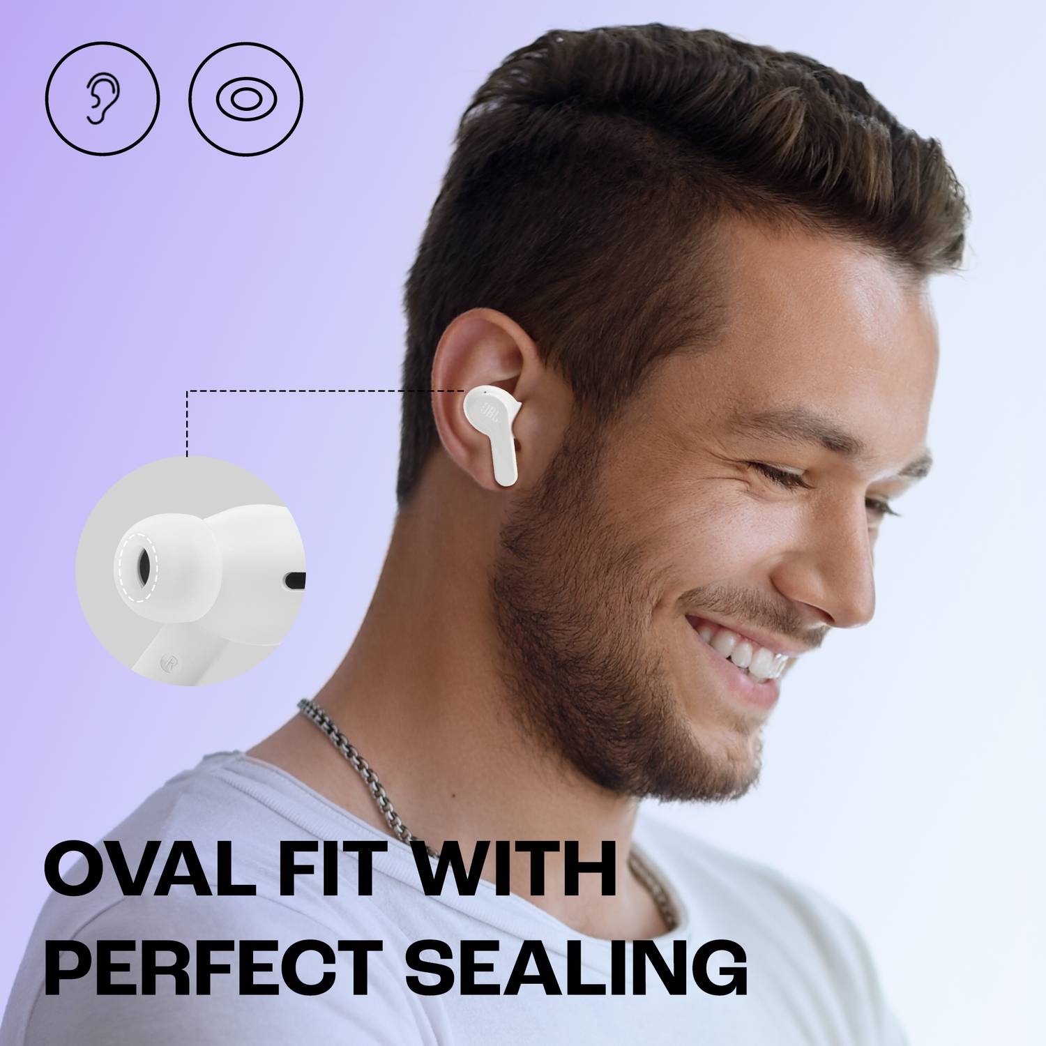 JBL Vibe Beam TWS Earbuds, 32Hr Playtime, IP54 - Image 4