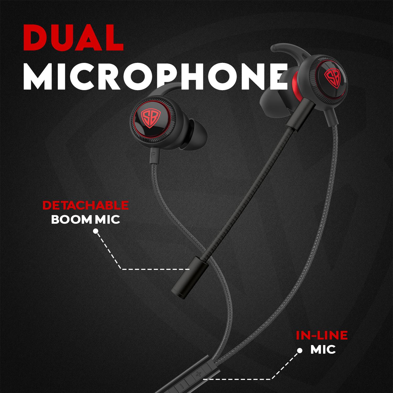 SpinBot BattleBudz C30 Type-C Gaming Earphones - Image 2