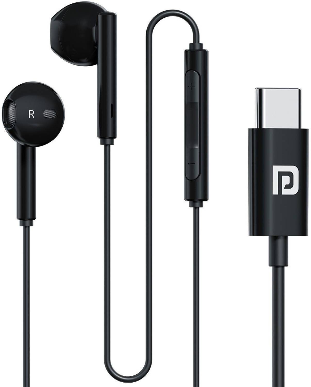 Portronics Conch Theta C Type C Wired Earphone With HD Quality In