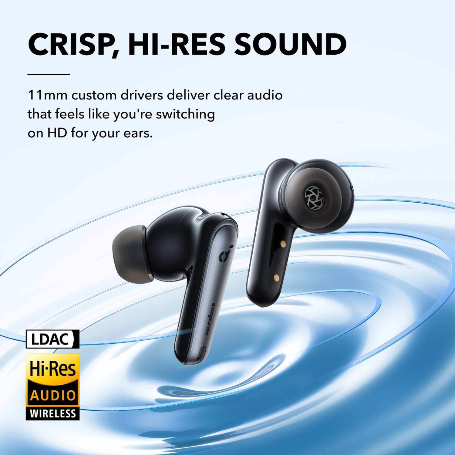 soundcore by Anker Liberty 4 NC, Adaptive Noise Cancelling, 50Hrs,Hi-Res wireless, LDAC, 6mics,IPX4 Bluetooth - Image 4