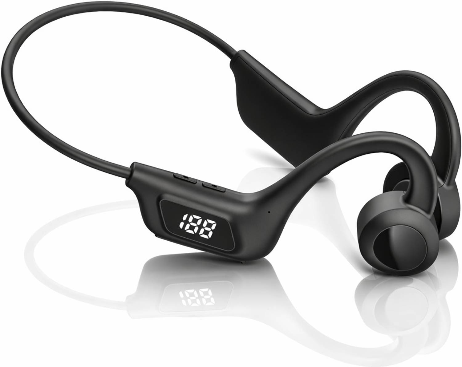 SOVO VG06 Open Ear OWS Neckband w/50Hrs PlayTime, AI-ENC Mic for Calls, Low Latency Bluetooth