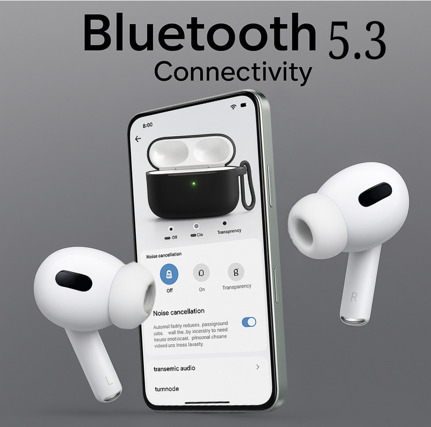 Image of TECHIO Premium Bluetooth Fast Charging Case, Deep Bass, Long Battery Backup Bluetooth