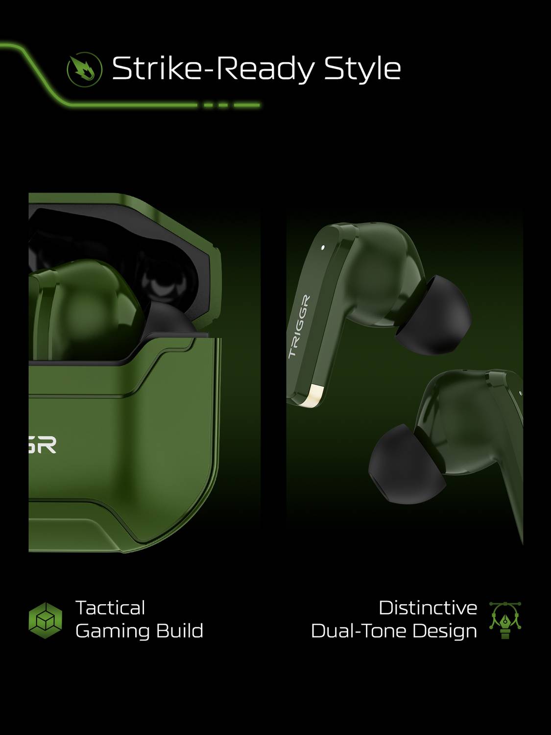 TRIGGR Raze 1 40H Battery Bluetooth Headset - Image 3