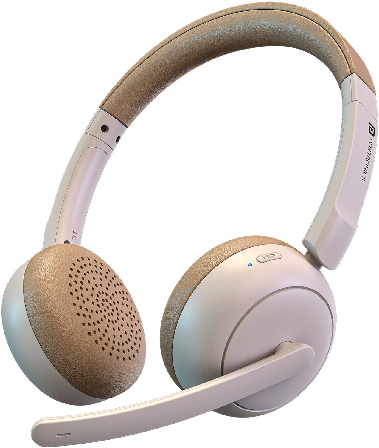 Image of Portronics Muffs A3 On ear Headphone,Inbuilt Flexible Boom Mic,Dual ENC Technology,50 Hrs Bluetooth
