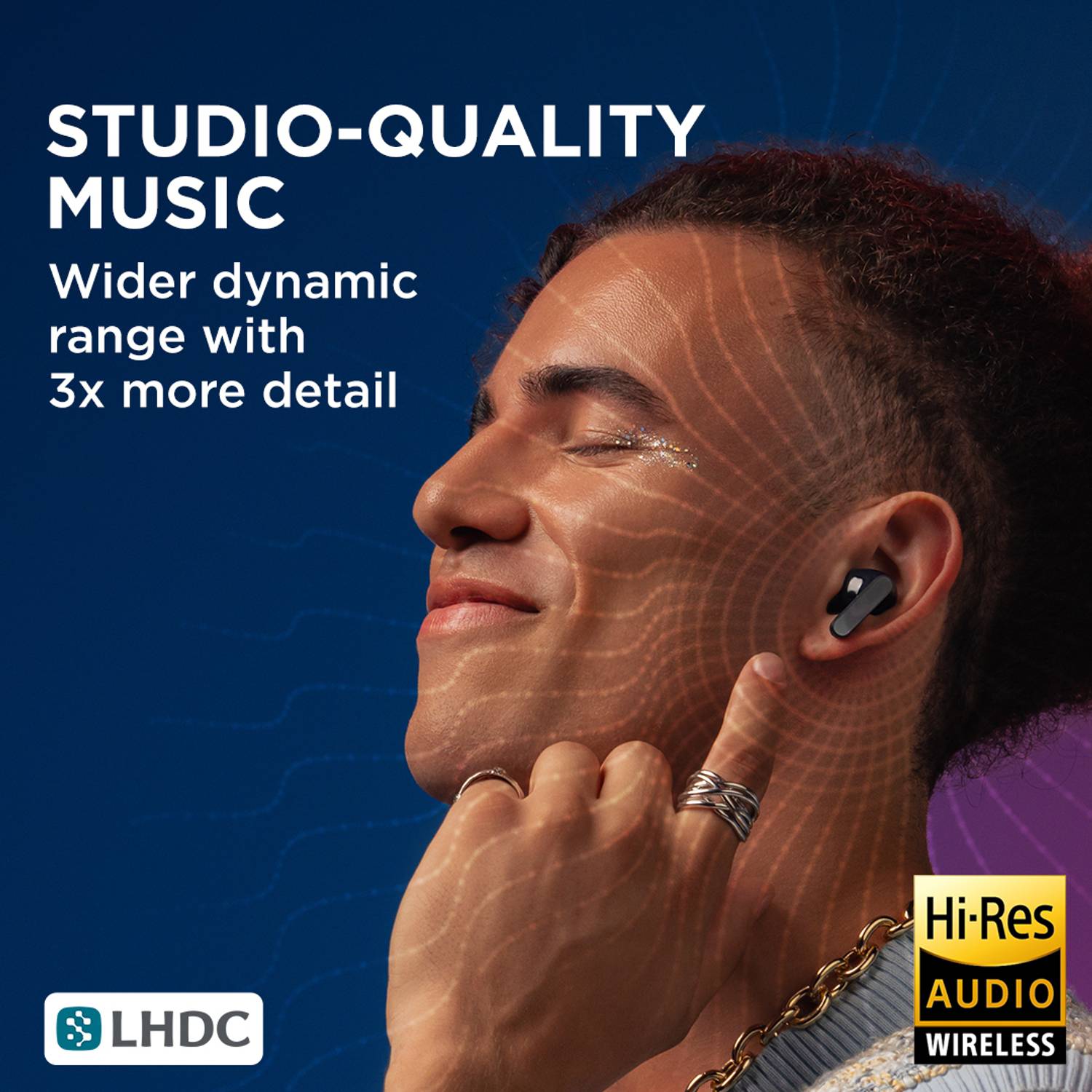 MOTOROLA Moto Buds with Hi-Res Audio, 12.4mm Driver, 42hrs Playback - Image 4