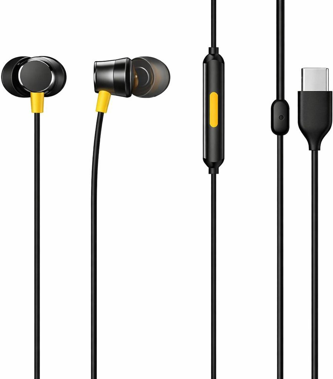 Thirty First Original Type C Wired Earphones Mic, Clear Sound