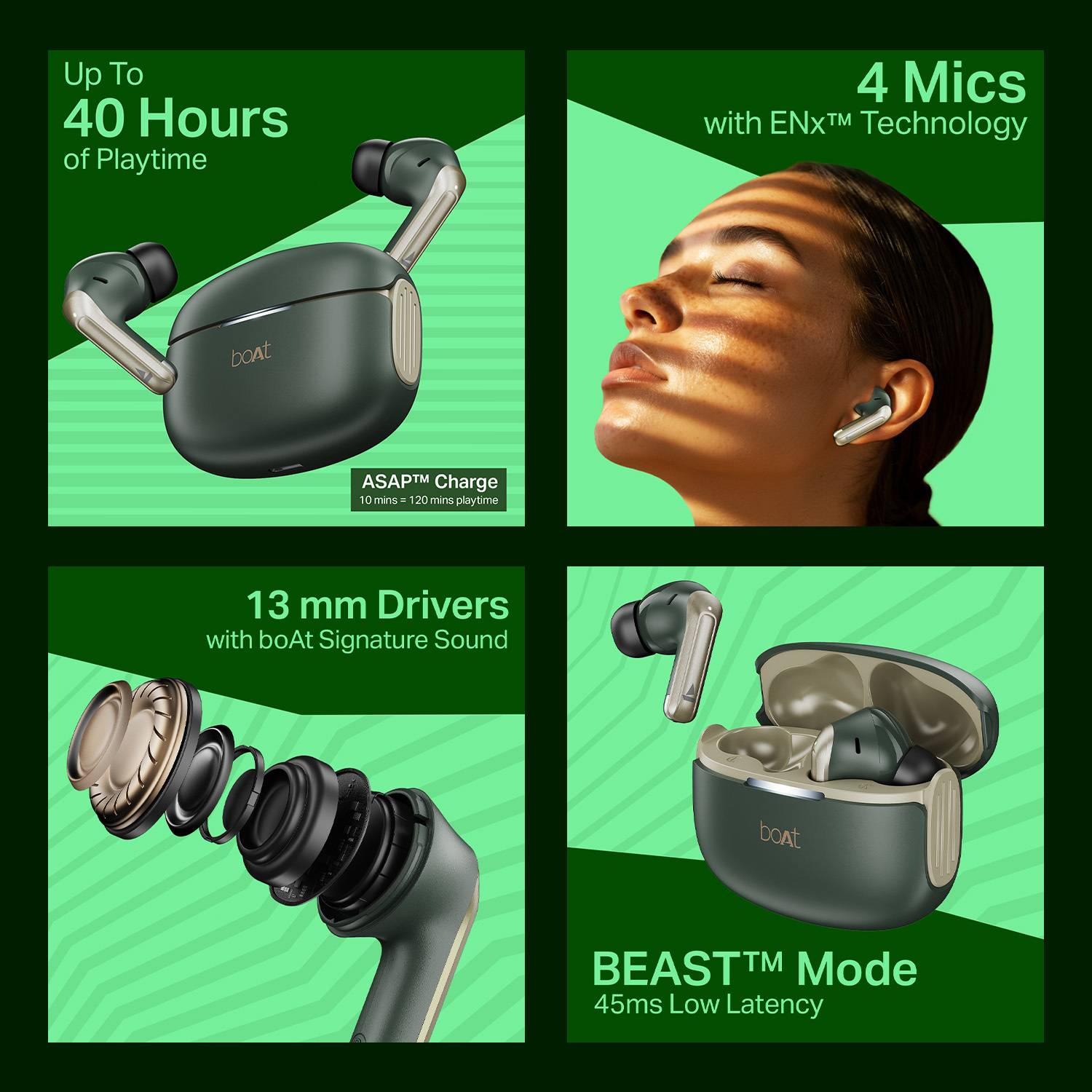 boAt Airdopes 219 40H Battery Bluetooth Earbuds - Image 2