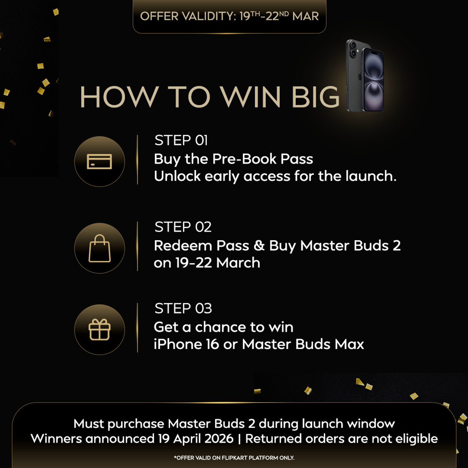 Image of Noise Pre Book ticket for Master Buds 2