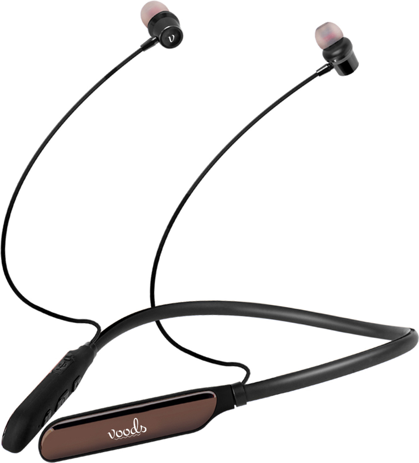 Image of Voods V Collar Active Plus with Call Vibration Alert, Magnetic On /Off, Dual Pairing Bluetooth