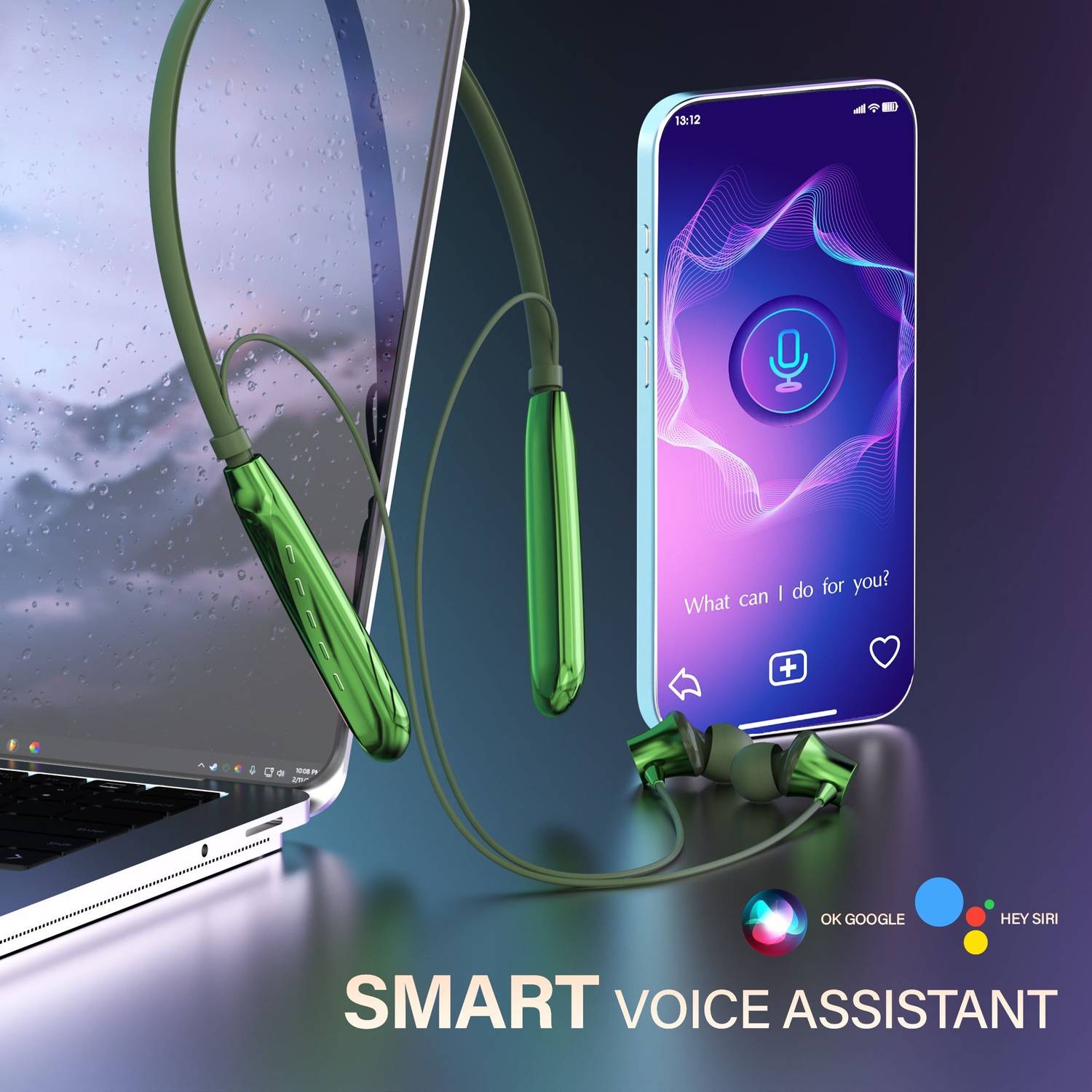 Aroma NB119 Titanium Pro Neckband Bluetooth - Image 3