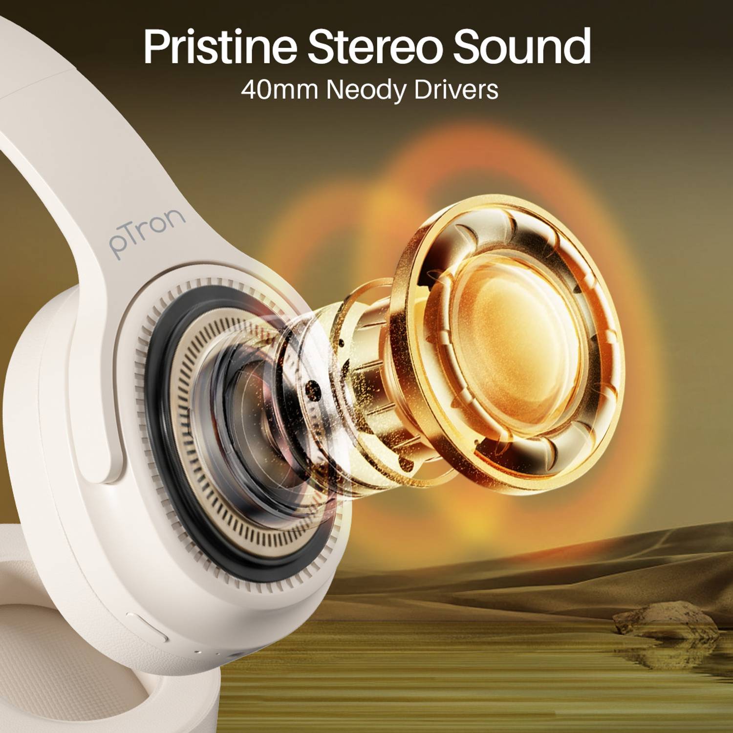 PTron Studio Pro Bluetooth Headphones - Image 4