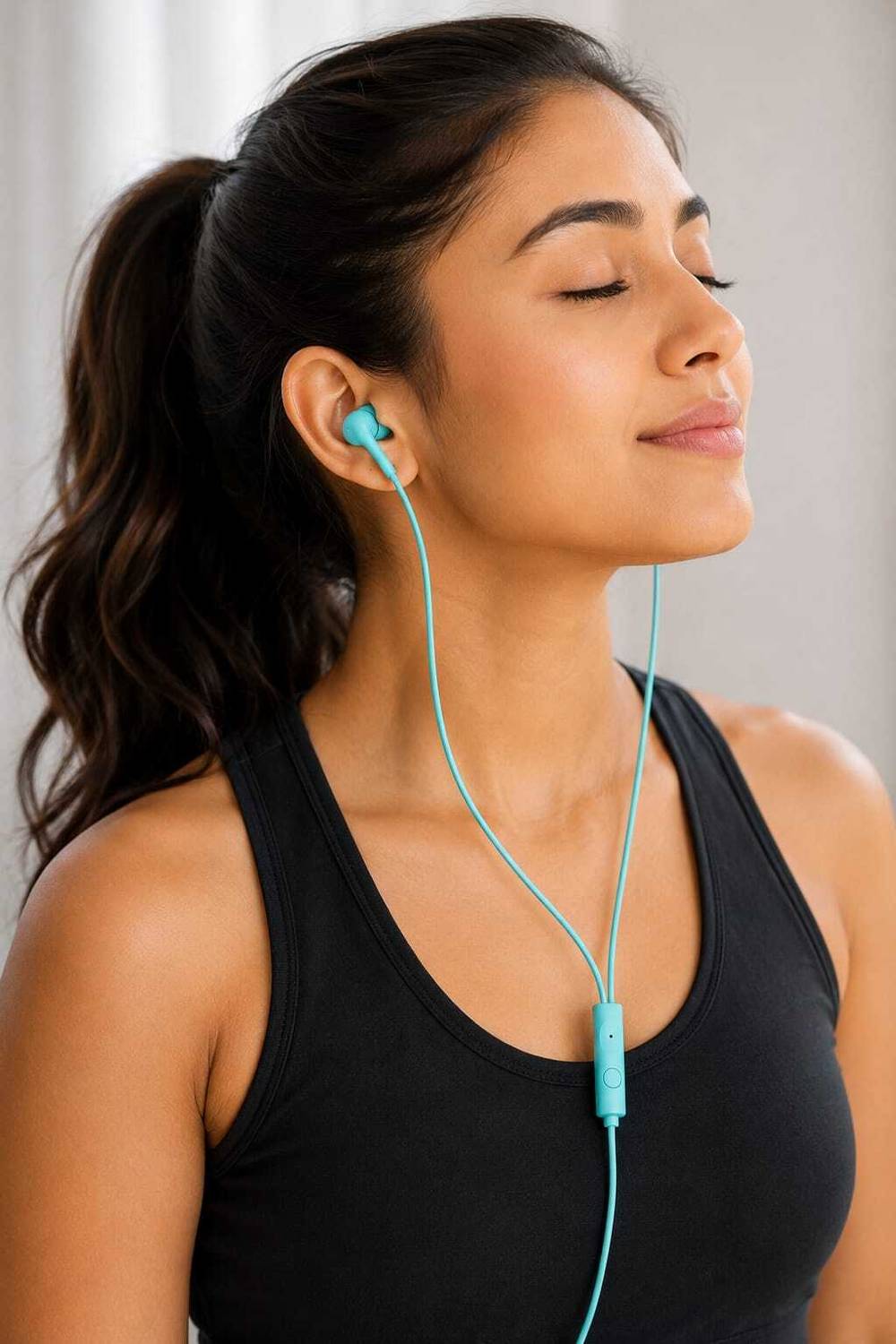 ARISHAcreative Wired Earphones Blue - Image 3