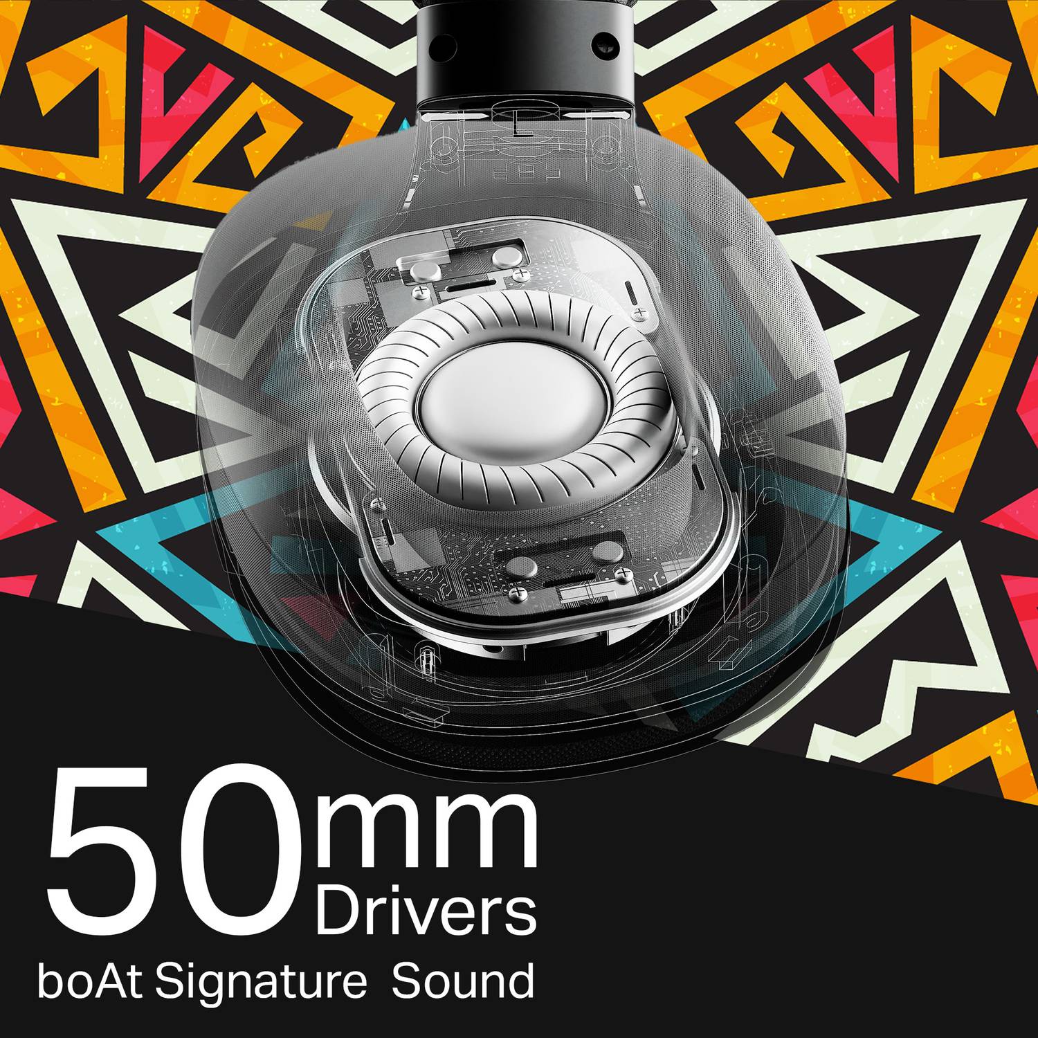 boAt Rockerz Plus 550 Customizable Earcups - Image 5