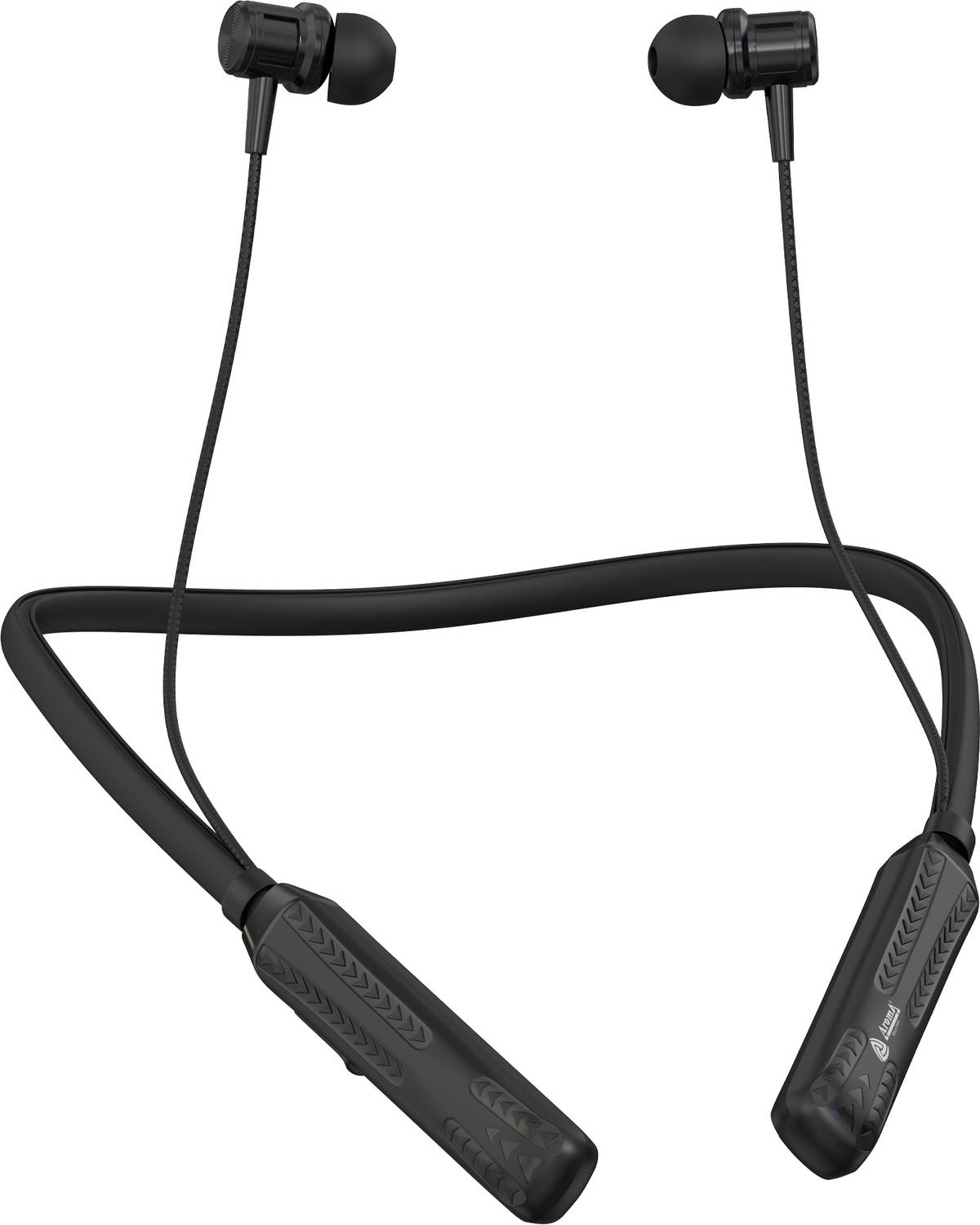 Aroma NB124 Avenger Upto 100 Hours Playtime*,ENC, Voice Changer Fast Charging Neckband Bluetooth
