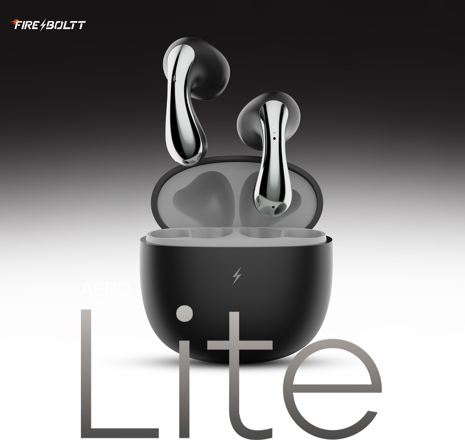Image of Fire-Boltt Aero Lite TWS Earbuds, Custom EQ Profiles, 50H Battery, Quad Mic ENC, BT 5.4 Bluetooth