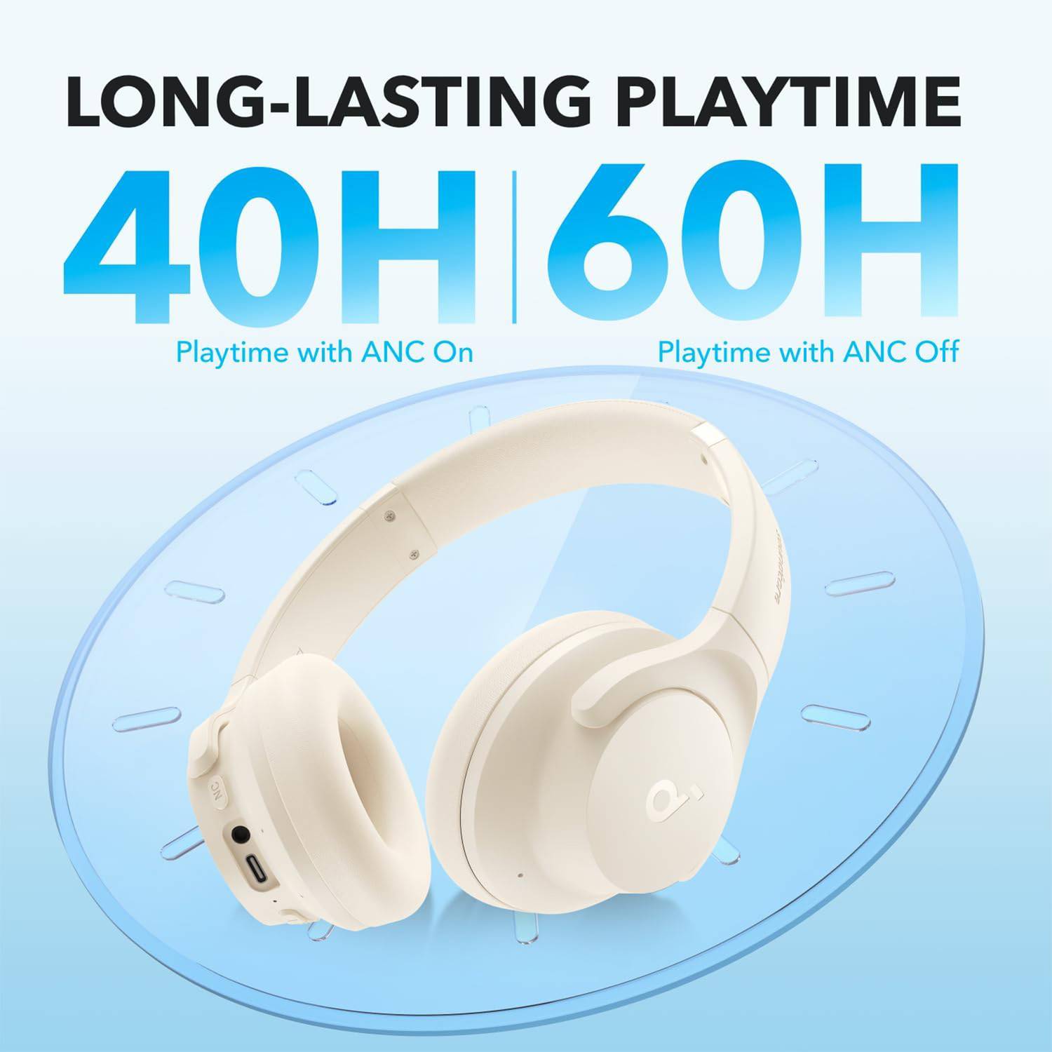 Soundcore by Anker Q20i Wireless Bluetooth Headphones - Image 3
