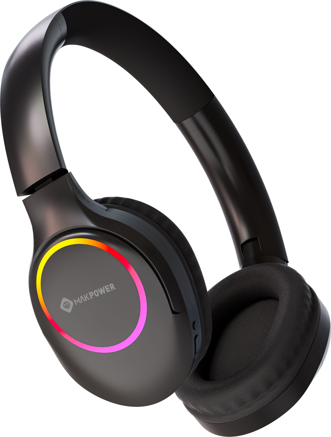 Image of MAK POWER CRUSHER with 60H Playback, Perfect for Music, Gaming & Calls Wireless Over-Ear Bluetooth