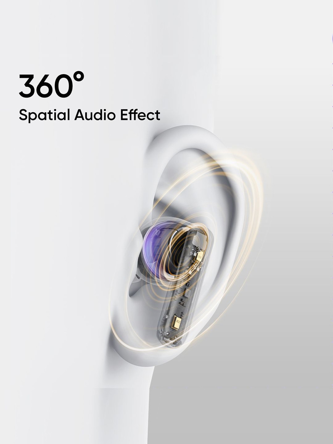 Image of realme Buds T310 with 12.4mm Driver, 46dB ANC, Spatial Audio and upto 40 hours Playback Bluetooth