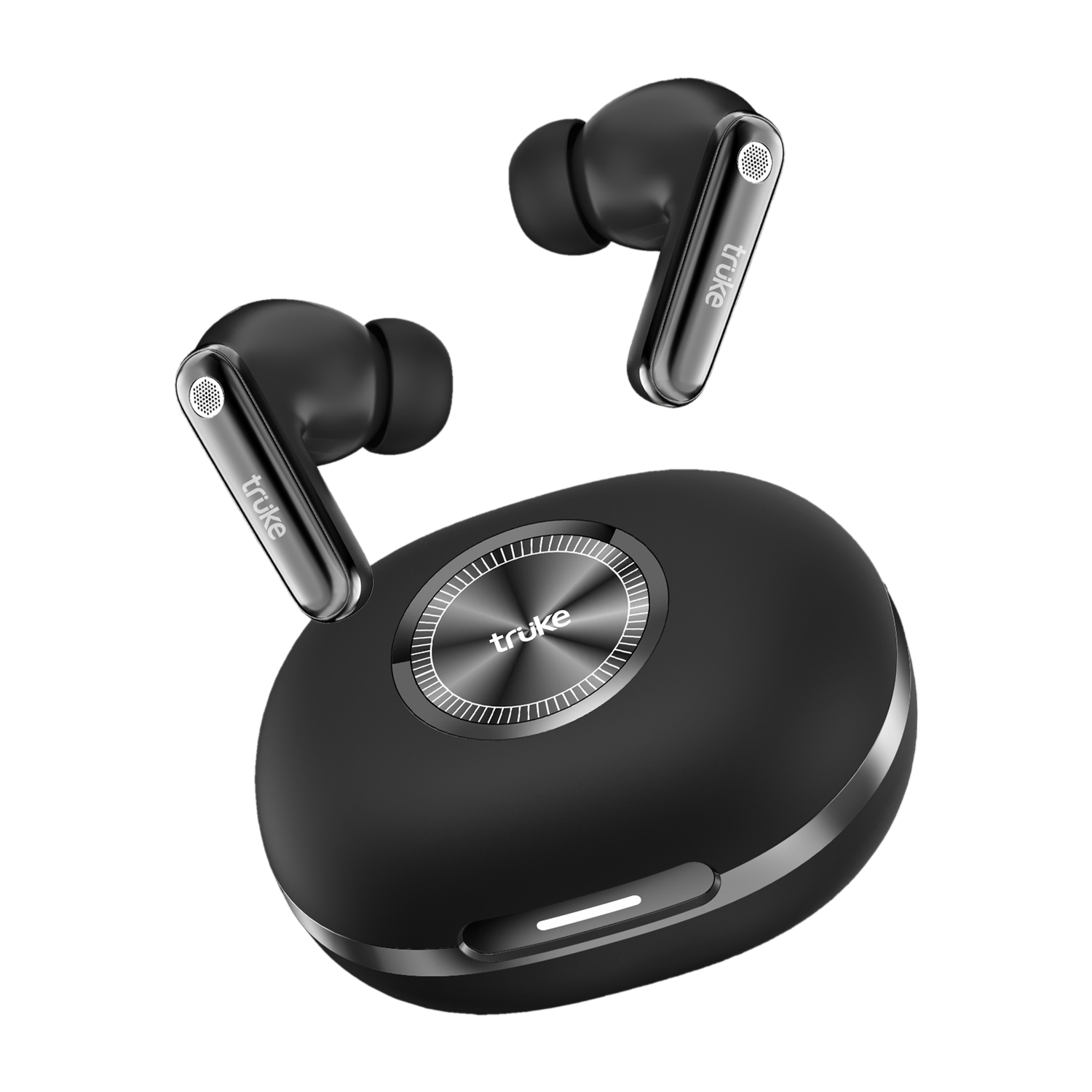 truke Mega 10 Earbuds, 24-bit Spatial Sound, 70H TWS, Dual Pairing,