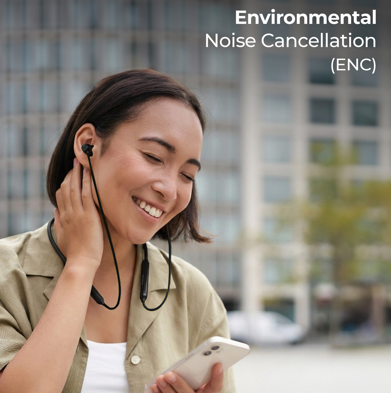 Image of ZEBRONICS Zeb-Escape 80, Neckband, 18 Hours Backup, Type-C, MagSnap Tech, ENC,Rapid Charge Bluetooth