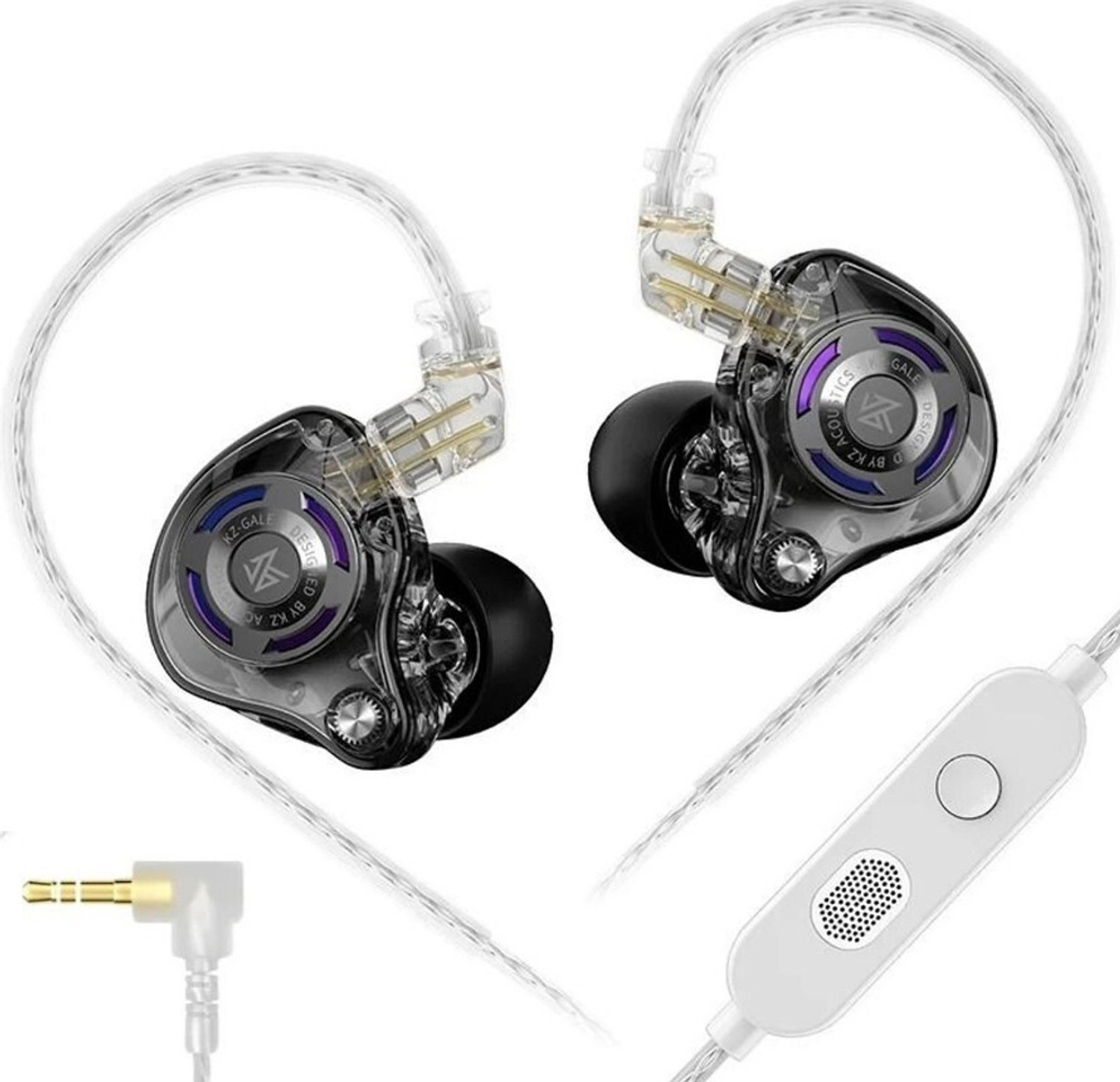 Image of KZ Gale Super Linear Dynamic Driver Gaming IEM Wired
