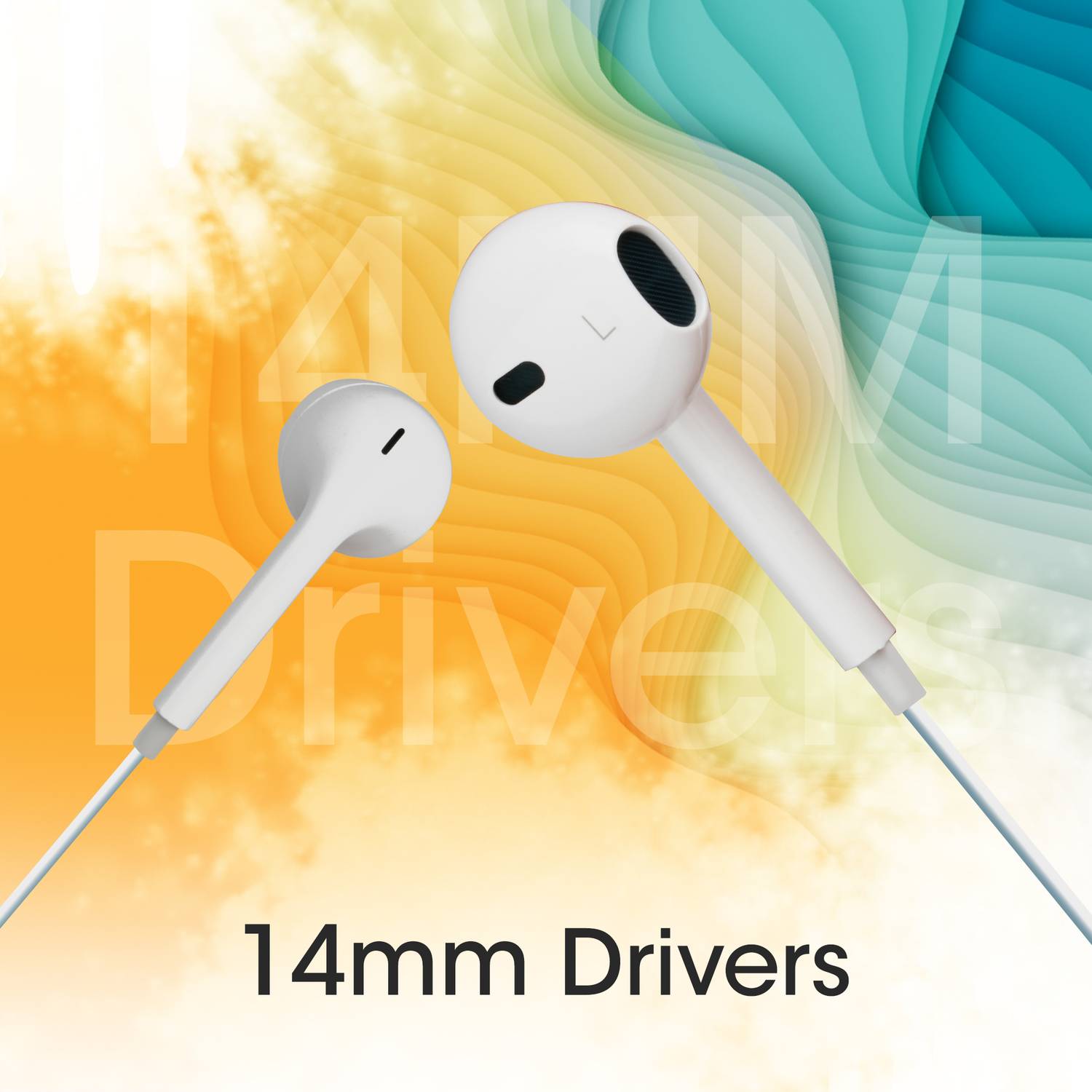 ZEBRONICS Zeb-Buds 30, with In-Line Mic, 3.5mm Jack, 14mm drivers