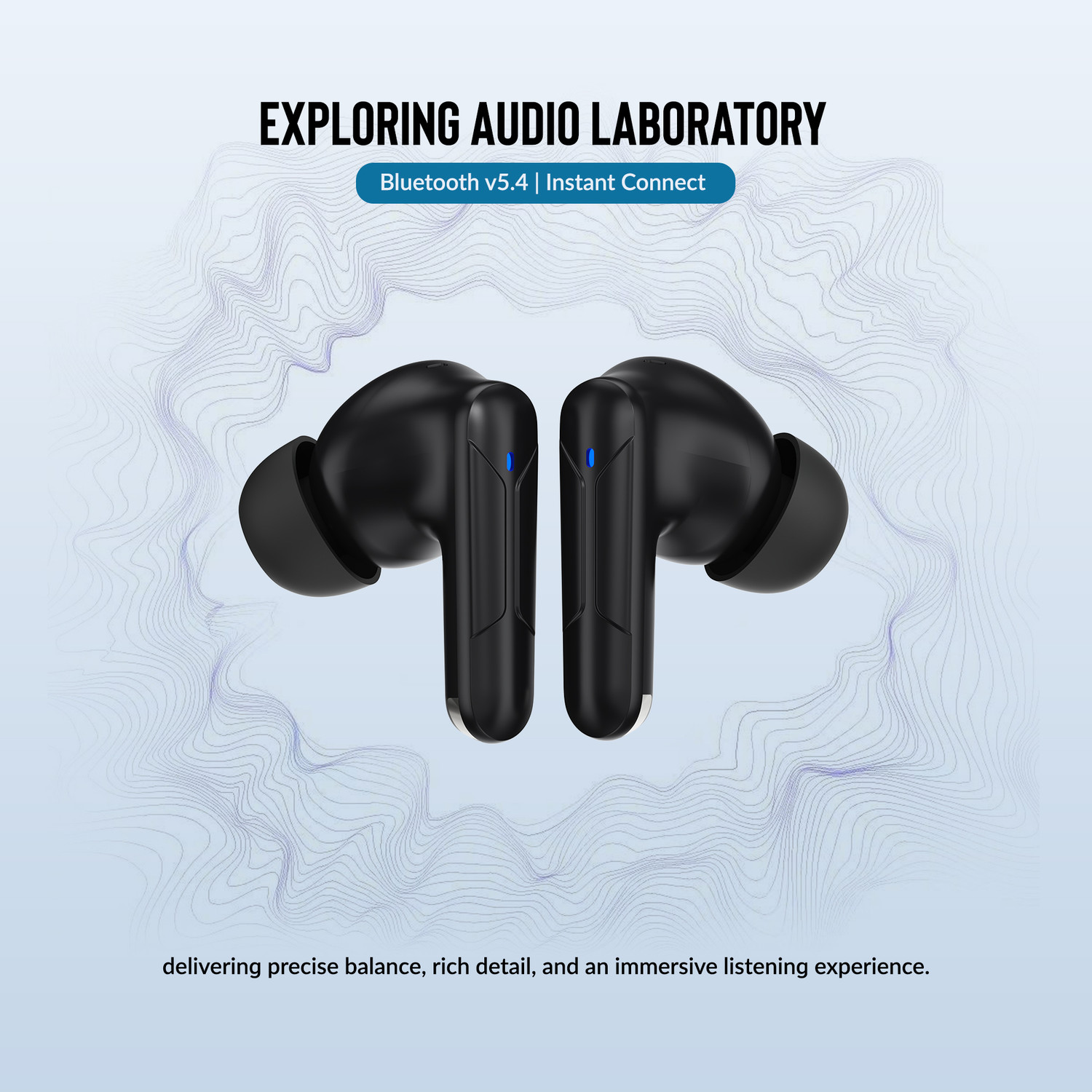 Image of Aroma TWS6 V5.4 Upto 60Hr Playtime*, ENC, Dual Paring, Fast Charging, Heavy Bass Bluetooth