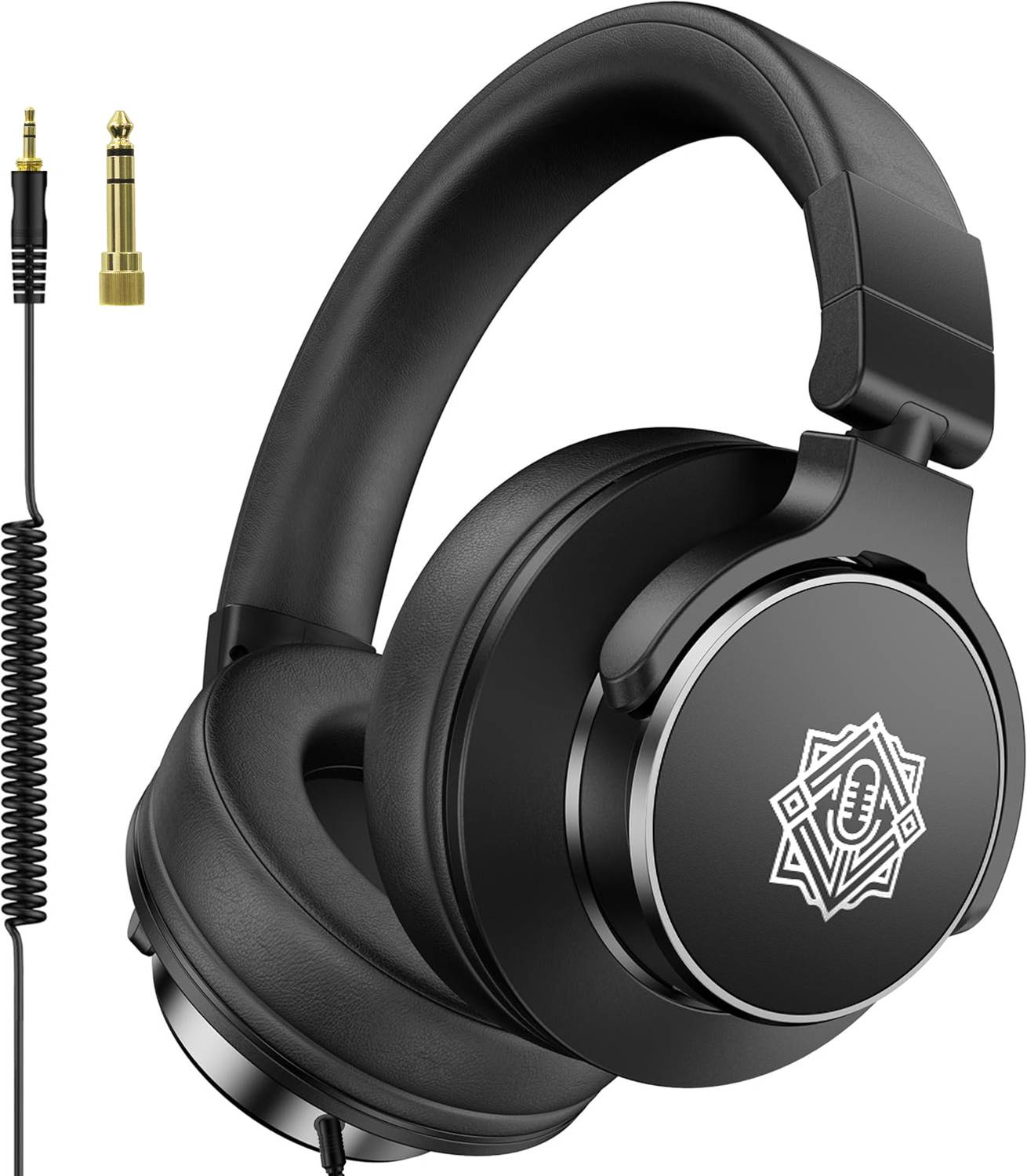 Digimore D-190 Professional Studio/DJ Headphones with 3.5mm & 6.3