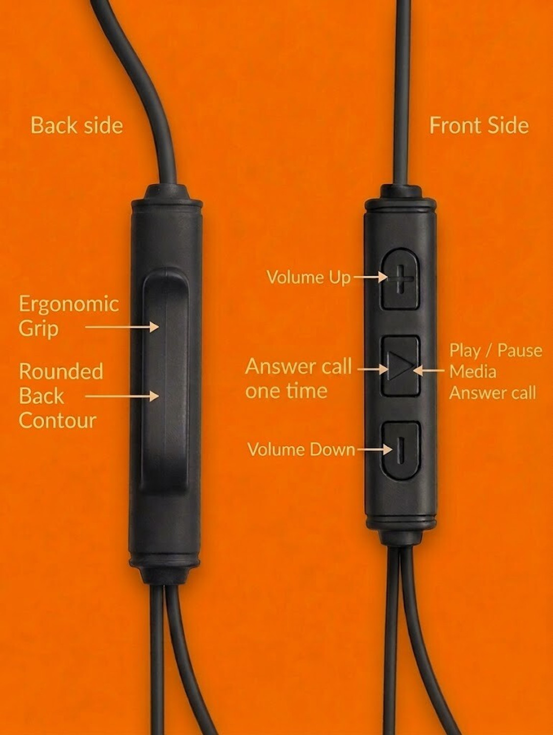 Image of Deeravia Type-C Earphone|ENC Mic| Premium Earphone| Magnetized Buds X4 Wired