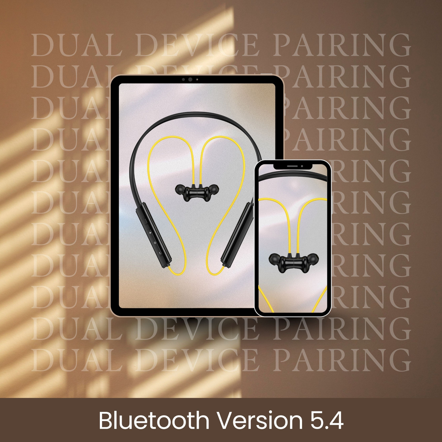 Image of bAot Earbuds Wireless B3 Neckband 48Hrs Playback With Clear Sound, Bombastic Bass Bluetooth