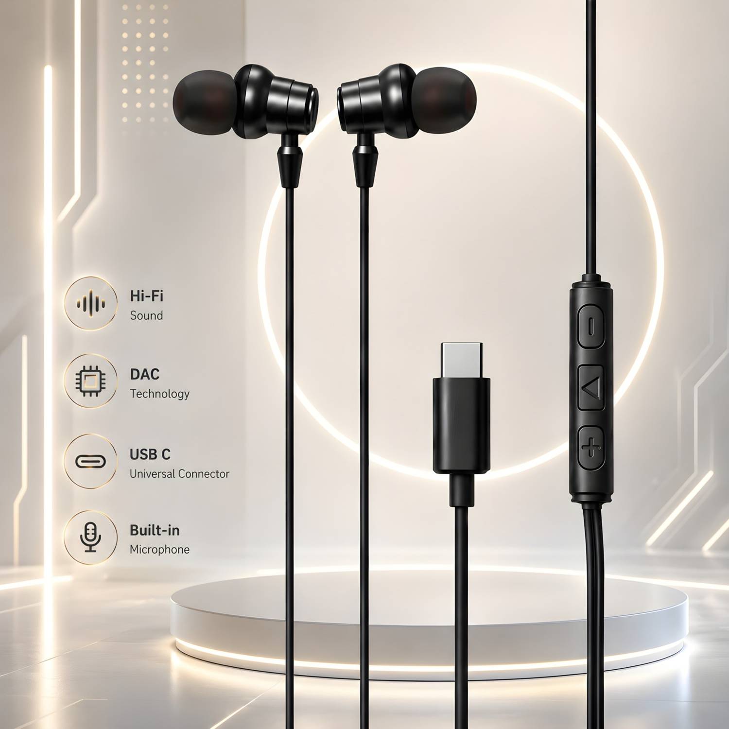 Bxeno BassHeads 100 Wired Earphones with Mic For VI=V0 T4/T3x/T3/T2/T2x/T2 Pro Wired