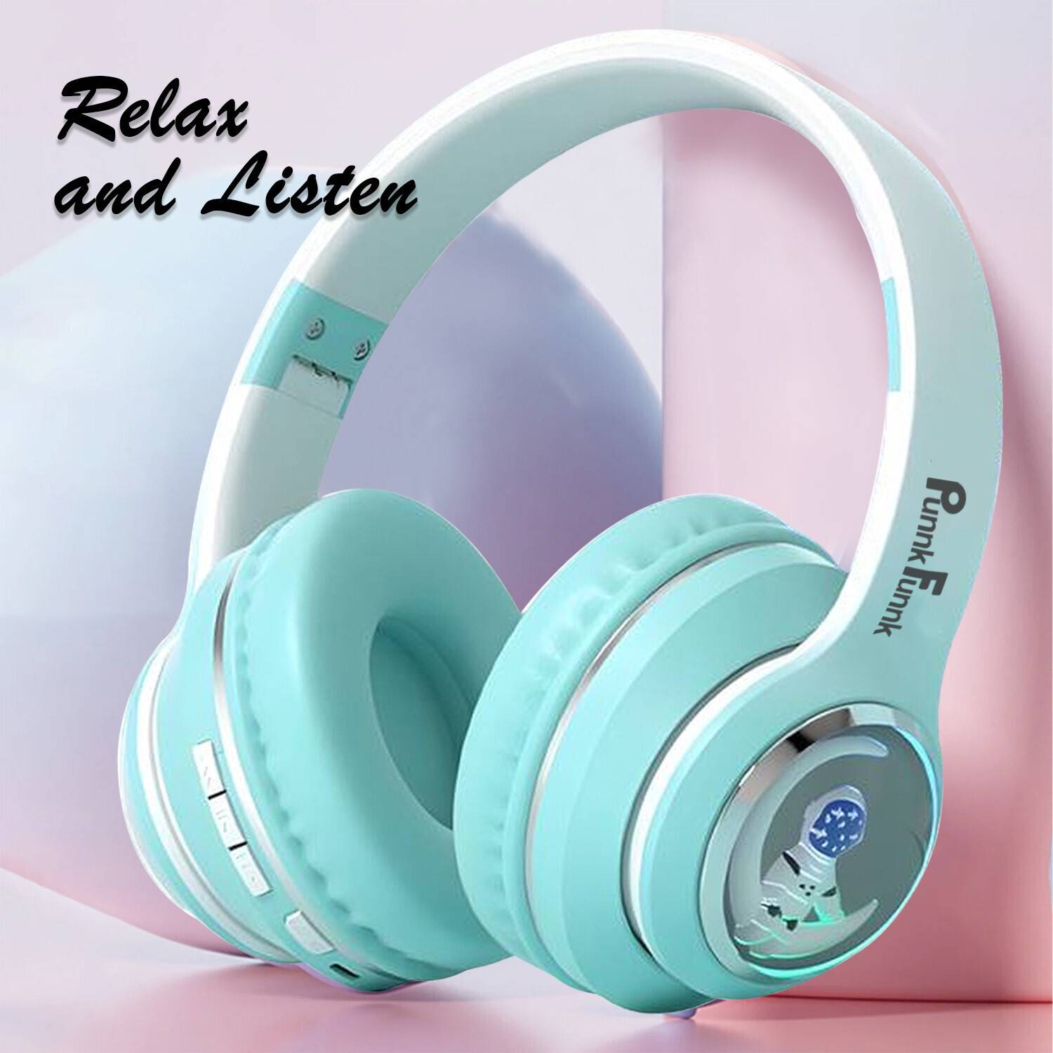 PunnkFunnk Astro Over-Ear Wireless Bluetooth Headphones - Image 3