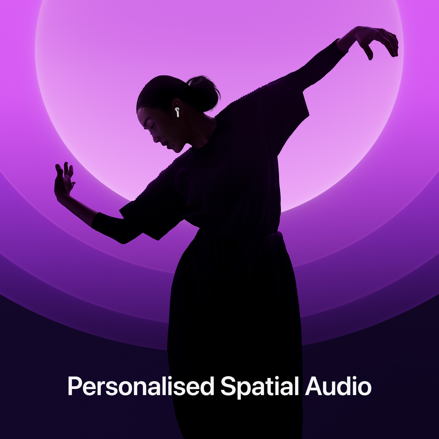 Image of Apple AirPods 4 Wireless Earbuds, Personalised Spatial Audio,Sweat and Water Resistant Bluetooth